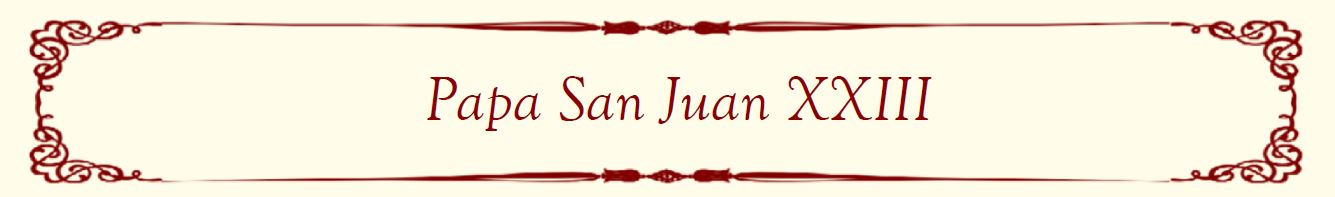 Pope John XXIII Banner (Filipino)